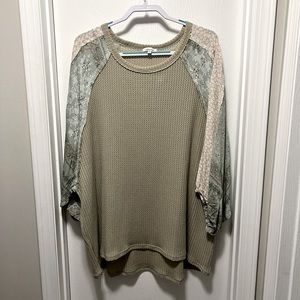 White Birch Women’s 3X NWT Sage/Khaki